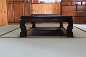 【大府市　掘りごたつ設置】　足が楽なのがいい