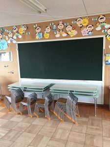 【名古屋市緑区　黒板塗装】　幼稚園の黒板