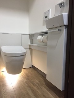 【名古屋のマンションリフォーム】ホテルのようなモダンなトイレへ
