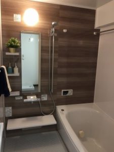 【名古屋市近郊マンションリフォーム】浴室サイズアップが実現