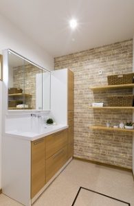 【名古屋市　洗面台設置】　憧れのパウダールームへ