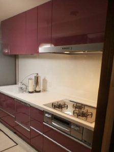 【システムキッチン　岡崎市】　Ｉ型キッチン