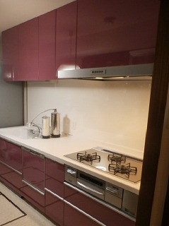 【システムキッチン　岡崎市】　Ｉ型キッチン