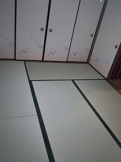 【畳　表替え　名古屋市】イグサの香りが広がる