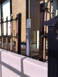 【エクステリアライトの交換　名古屋市】　暗くなったら自動で点灯