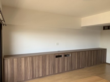 【オーダー製作のテレビボード】リビング収納としても大活躍の大容量！