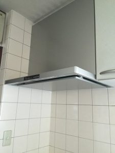 【部材交換　換気扇】　お手入れ楽な換気扇へ