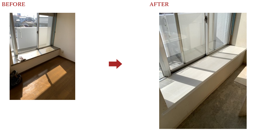 扉や家具など表面だけをきれいにする施工方法｜知立市のマンションリフォーム