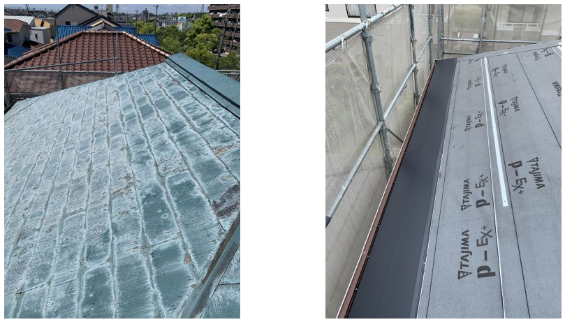 屋根材の劣化により屋根塗装メンテナンスが厳しい場合　｜名古屋市緑区